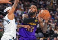 LA Lakers ghi ít điểm nhất dưới thời LeBron James, thua đậm Minnesota Timberwolves