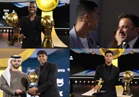 Cristiano Ronaldo và Vinicius cùng nhận giải thưởng xuất sắc nhất năm