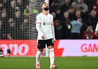 Salah trắng tay cả hai lần đối đầu Nottingham Forest ở mùa giải này