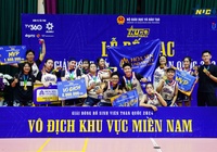 Chùm ảnh bế mạc Giải bóng rổ sinh viên toàn quốc NUC 2024 vòng loại KV miền Nam: Gọi tên 2 tân vô địch