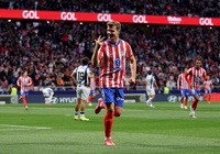 Tiền đạo của Atletico Madrid lập hat-trick nhanh nhất lịch sử La Liga