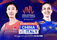 Link trực tiếp giải bóng chuyền VNL 2025 hôm nay: Trung Quốc vs Ý