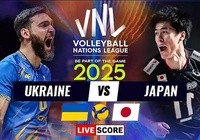 Link trực tiếp giải bóng chuyền VNL 2025 hôm nay: Nhật Bản vs Ukraine