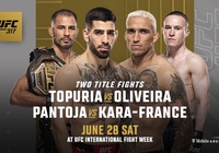 Kết quả UFC 317: Ilia Topuria vs Charles Oliveira