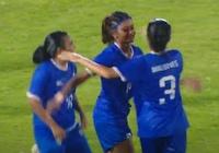 Cầu thủ nữ Maldives ăn mừng như “vô địch” khi thua Việt Nam 0-7