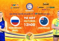 Link trực tiếp tứ kết bóng chuyền VTV Cup hôm nay 3/7: Korabelka vs Úc