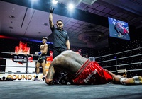Kiều Duy Quân đấm gục kickboxer bất bại Hàn Quốc chỉ sau 1 phút