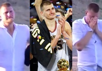 Video: Nikola Jokic đoạt cúp NBA cũng không rơi nước mắt như vô địch giải đấu này