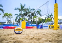 Sôi động ngày thi đấu đầu tiên giải bóng chuyền bãi biển Châu Á - AVC Continental Cup