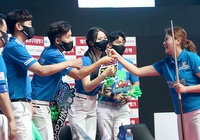 Thi đấu thăng hoa, các đội của Minh Cẩm, Phương Linh áp sát ngôi đầu giải PBA Team League Round 2021/2022