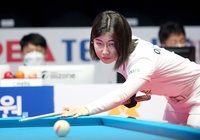 Vẻ đẹp tựa thiên thần của nữ cơ thủ Lee Mi-rae giải PBA Team League
