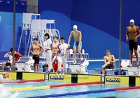 Đội bơi tiếp sức 4x200m tự do nam Việt Nam vào chung kết Asiad 19