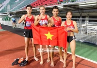 Tổ chạy 4x400m nam nữ Việt Nam phá kỷ lục quốc gia, giành HCĐ giải tiếp sức châu Á 2024