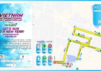 Cung đường chạy 5km và đi bộ mới cập nhật của Giải Bán Marathon Quốc tế Việt Nam 2024 tài trợ bởi Herbalife