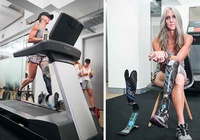 Bà mẹ U50 cụt chân, 25 lần phẫu thuật lập kỷ lục thế giới chạy 160km trên máy