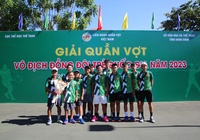 Hơn 2000 vận động viên tranh Cúp tennis Vô địch Đồng đội trẻ Quốc gia 2024