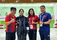 Ứng viên Cúp Chiến thắng Park Chung Gun có thêm học trò Lê Thị Mộng Tuyền đi vào lịch sử bắn súng Olympic