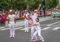 Hoàn thành Lễ rước đuốc Asian Games 19: Thắp sáng tinh thần hòa nhập