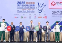 Giải cầu lông Macau mở rộng trở lại vào cuối tháng 7 với giải thưởng lớn hơn