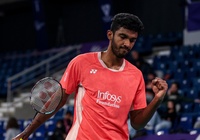 Ayush Shetty tiếp tục gây bão ở giải cầu lông Taipei Open 2025
