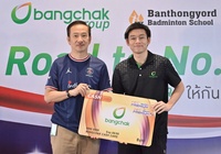 Bangchak tôn vinh tay vợt cầu lông số 1 thế giới của Thái Lan Kunlavut Vitidsarn
