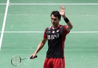 Kết quả cầu lông mới nhất 27/3: Ginting sẩy chân ở Thụy Sĩ, cờ đến tay Jonatan Christie