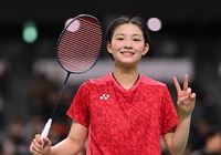 Trực tiếp cầu lông India Open 2025 ngày 17/01: "Thần đồng" Tomoka Miyazaki so tài cùng số 2 thế giới Wang Zhi Yi