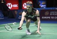 Top 10 cầu lông thế giới Anders Antonsen và Anthony Ginting thua sớm ở Arctic Open 2024