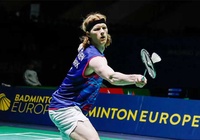 Kết quả cầu lông Toàn Anh 17/6: Antonsen trở thành "người châu Âu cuối cùng"