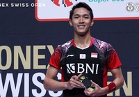 Kết quả cầu lông mới nhất 28/3: Thụy Sĩ mở rộng tôn vinh Jonatan Christie và PV Sindhu