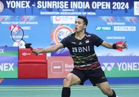 Trực tiếp cầu lông India Open ngày 18/1: Jonatan Christie dập tắt hưng phấn của Lee Zii Jia?
