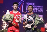 Cầu lông Pháp mở rộng 2023: Cựu vô địch ASIAD Jonatan Christie lập cột mớc mới