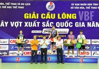 Giải cầu lông các cây vợt xuất sắc quốc gia năm 2024: Lê Đức Phát thắng Nguyễn Tiến Minh ở chung kết đơn nam