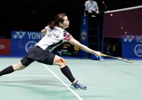 Á quân Nguyễn Thùy Linh loại người hùng Pháp ở vòng đầu giải cầu lông German Open 2025