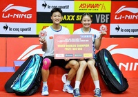 Đôi nam nữ Trần Đình Mạnh / Phạm Thị Khánh vô địch Giải cầu lông Li-Ning Vietnam International Series 2024