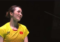 Cầu lông Malaysia Super 100: Vũ Thị Trang chắc lại bị chồng la