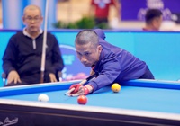 Billiards Carom 3 băng TPHCM World Cup 2025: Trần Quang Hưng rút thắng lão tướng Lý Thế Vinh