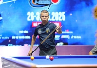 Billiards Carom 3 băng Quốc tế SCTV Cup 2025 chỉ còn Trần Quyết Chiến, Trần Thanh Lực, Bao Phương Vinh, Mai Tân Huyên