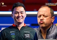 Trực tiếp billiards European Open ngày 11/08: Johann Chua đụng độ Shane Van Boening