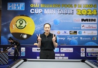 Dương Yến Vi xuất sắc vô địch giải billiard pool 9 bi nữ Tour 2 HBSF 2024