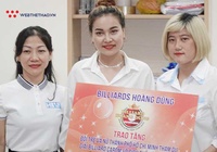Công ty Hoàng Dũng hỗ trợ cho 6 cơ thủ billiards nữ và trẻ TPHCM dự Giải carom Châu Á