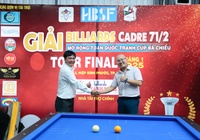 Khai mạc Giải Billiards Cadre 71/2 mở rộng toàn quốc tranh Cúp Bà Chiểu tour Final tháng 1/2025