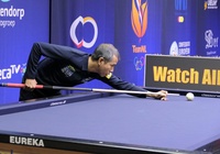 Trần Quyết Chiến thắng Peter Ceulemans để vào chung kết giải billiard carom 3 băng World Cup tại Veghel