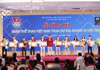 Trên 35 tỉ đồng tiền thưởng cho đoàn TTVN giành ngôi nhất toàn đoàn SEA Games 32 