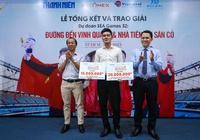 Báo Thanh Niên trao giải 2 cuộc thi dự đoán SEA Games 32: "Đường đến vinh quang" và "Nhà tiên tri sân cỏ SEA Games 32"