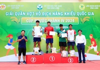 Giải Quần vợt Vô địch Năng khiếu Quốc gia - Cúp Phước Thành IV 2024: TPHCM nhất toàn đoàn