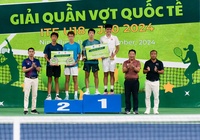 Quần vợt quốc tế ITF – J30 Ninh Bình 1 2024: Phạm La Hoàng Anh / Dương Hoàng Cương vô địch đôi nam