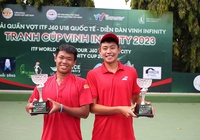 Kết quả tennis ngày 11/3: Minh Phát / Đại Khánh vô địch đôi nam cúp Diễn Đàn Vinh Infinity