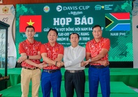 Play-off thăng hạng nhóm II Davis Cup thế giới 2024: Tennis Việt Nam gặp Nam Phi