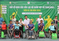 Giải Vô địch các CLB Quần vợt & Pickleball trên xe lăn 2024: Quy tụ gần 100 tay vợt